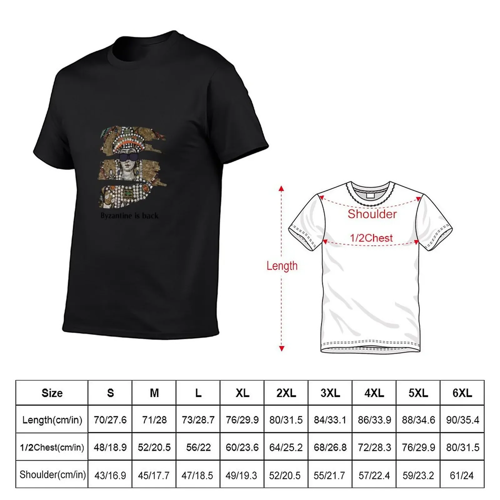 Byzantine is Back - Theodora, Byzantine Empire T-Shirt summer clothes Short sleeve tee cute tops men clothes