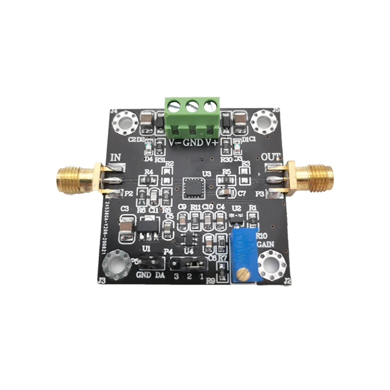 

AD8336 Voltage Controlled Gain Amplifier Module VGA Manual/Programmable Gain 60dB Wide Dynamic Gain Adjustment