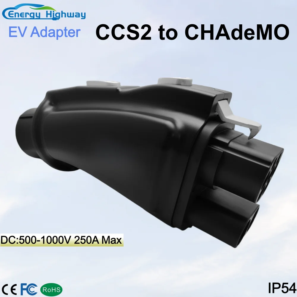 

CCS2 to CHAdeMO EV Converter Adapter DC 250A 1000V 250KW CCS Combo 2 to Japanese Electric Vehicle Charging Adapter CCS2-CHAdeMO