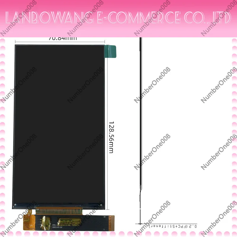5.5 Inch 2K HD LCD Screen 1080*1920 MIPI Interface Display Panel For Handheld Game Console