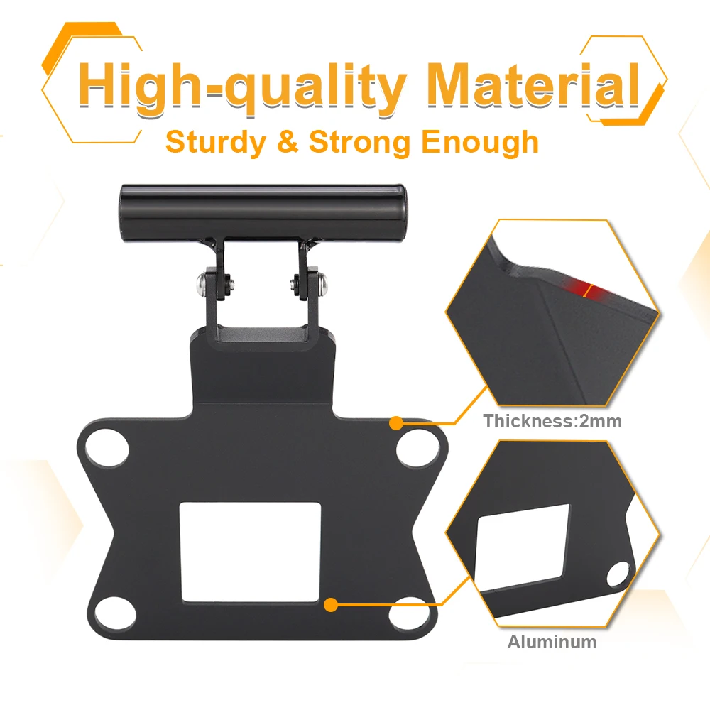 Fit For KTM 1290 Super Adventure S / R 2021 2022 2023 2024 Motorcycle GPS Navigation Bracket Phone Adapter Holder Support Mount
