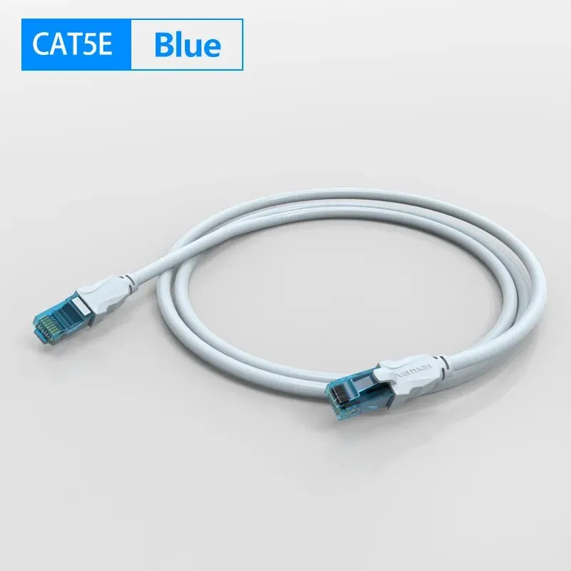 Vention Ethernet Kabel Cat5e Gigabit Hoge Snelheid 100Mbps Internet Kabel Rj45 Afgeschermd Netwerk Lan Koord Voor Pc Ps5 Ps4 Ps3 Xbox