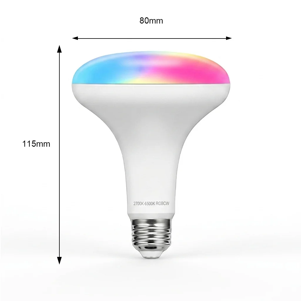 LED Flood Light 110V 220V Smart Remote Control WiFi Colorful Dimmable Spotlight E27 Bright Room Indoor Home Decor Setup Art Led