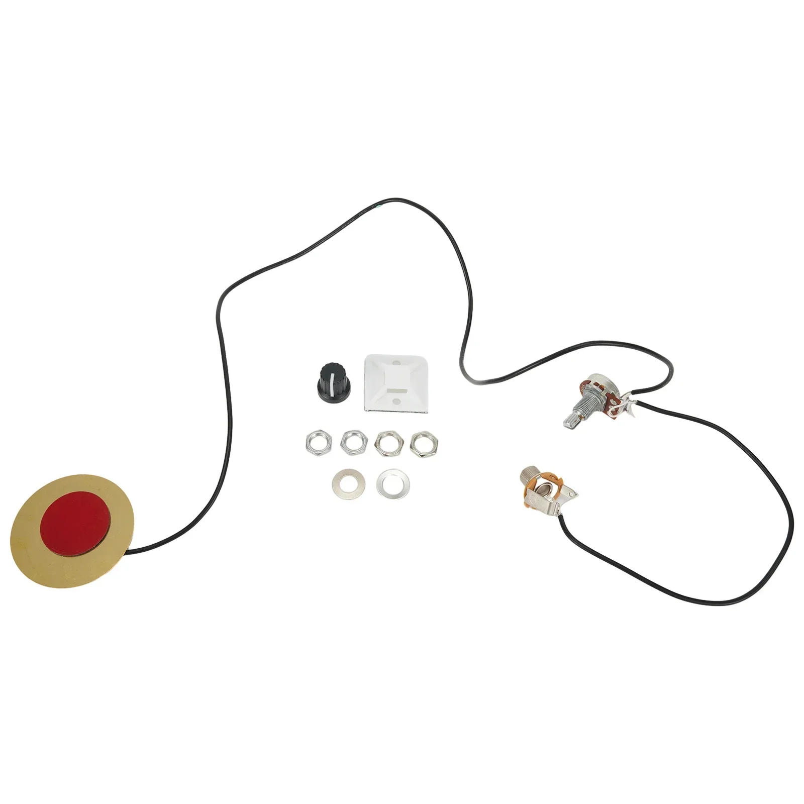 For Cigar Box Guitar Parts Enjoy A Purified Acoustic Sound With This Prewired Piezo Transducer No Interference!