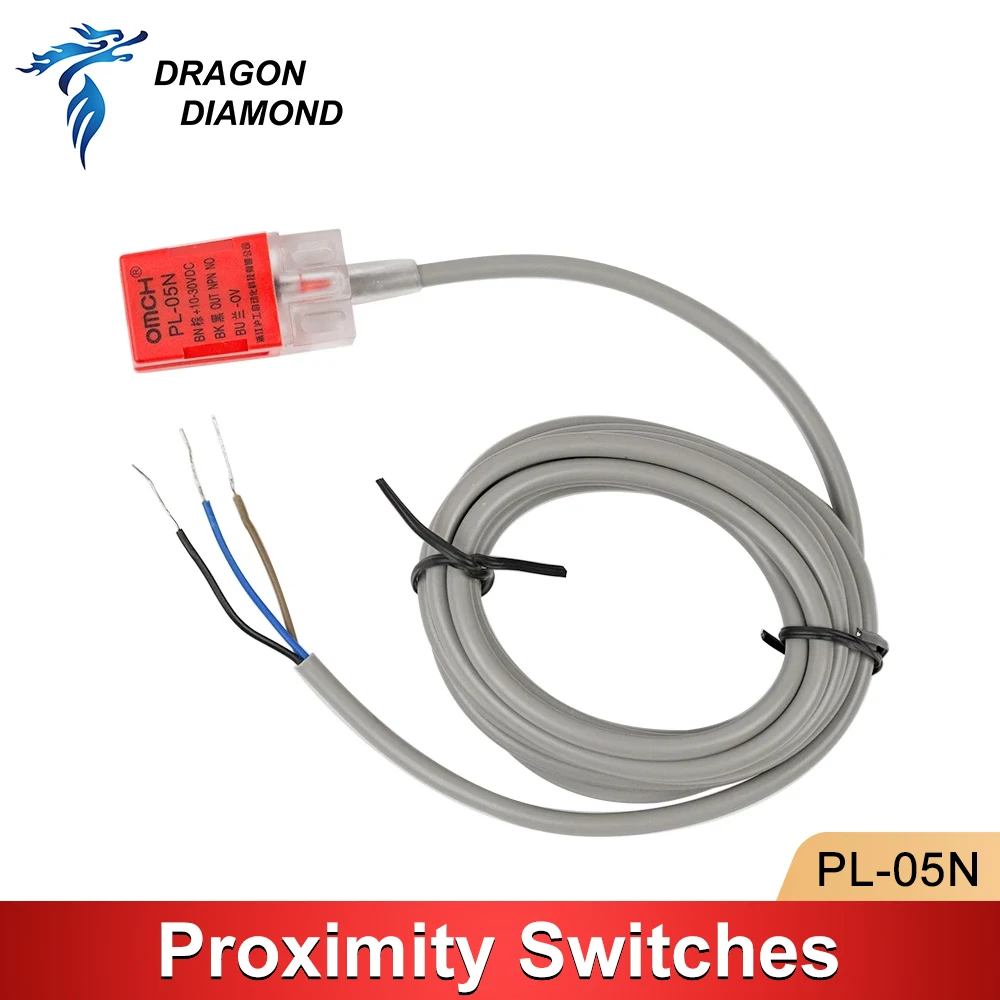 Inductive Proximity Sensor Switches PL-05N 5mm NPN out DC10-30V Normal Open NO for Laser Cutting Machine