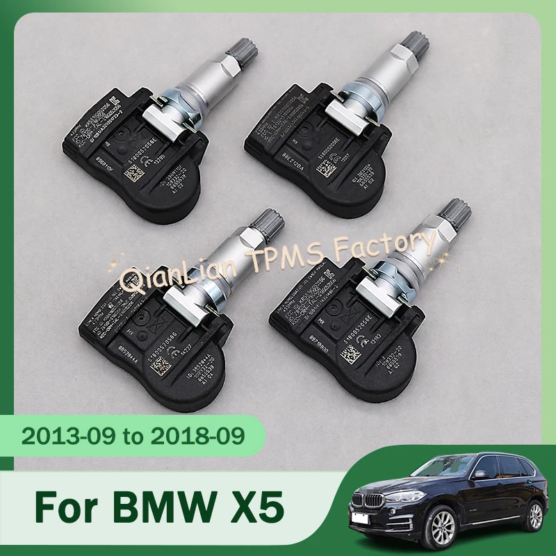 

Tire Pressure Monitoring System For BMW X5 2013-09 to 2018-09 4PCS 6855539 433MHz TPMS Sensor
