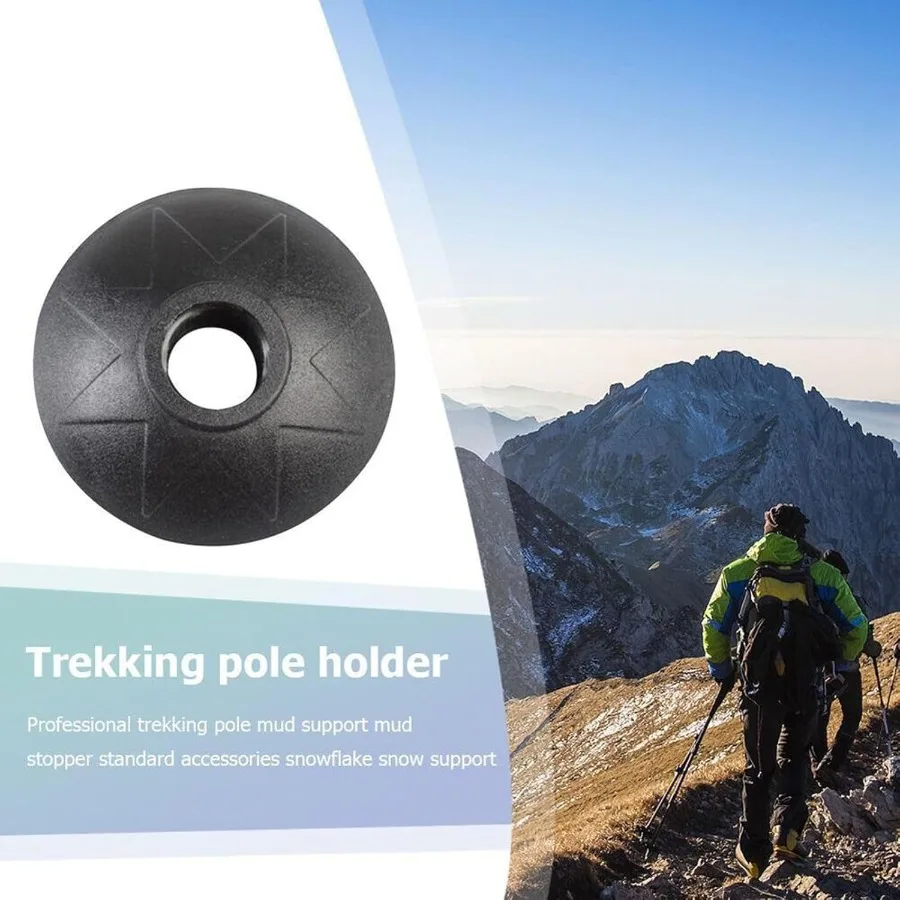 مجموعة أطراف عمود الرحلات، أعواد المشي، طرف بديل لحماية سلال الثلج والطين #2