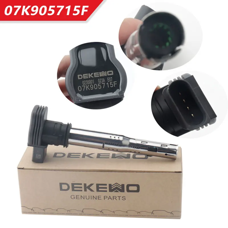 

Катушка зажигания 07K905715G 07K905715E 07K905715F 06F905115F для Audi A4 A6 Q5 A5 Q3 Q7 A7 R8 VW TT Passat Golf Tiguan Sciricco