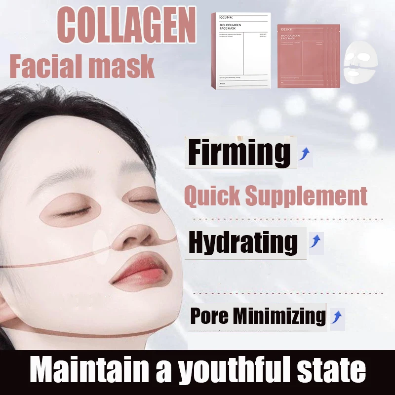 

Moisturizing Refreshing Brightening Face Skin Care 2025 Bio Collagen Face Mask Shrink Pores Deep Hydrating Overnight Mask