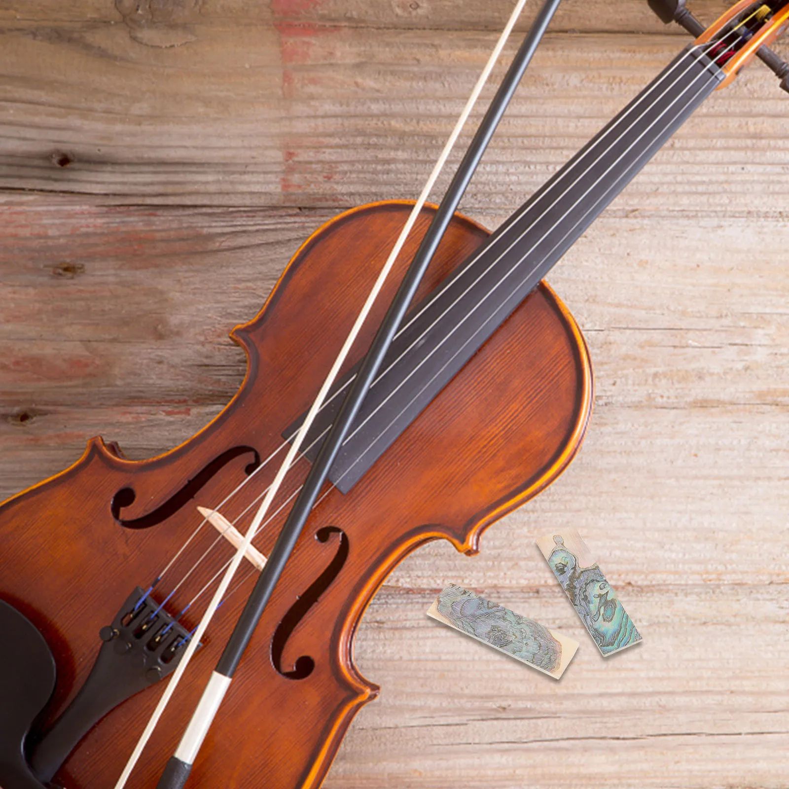 

Violin Bow Replacement Shell Strips Repair Accessories Musical Instrument Parts Student Practice