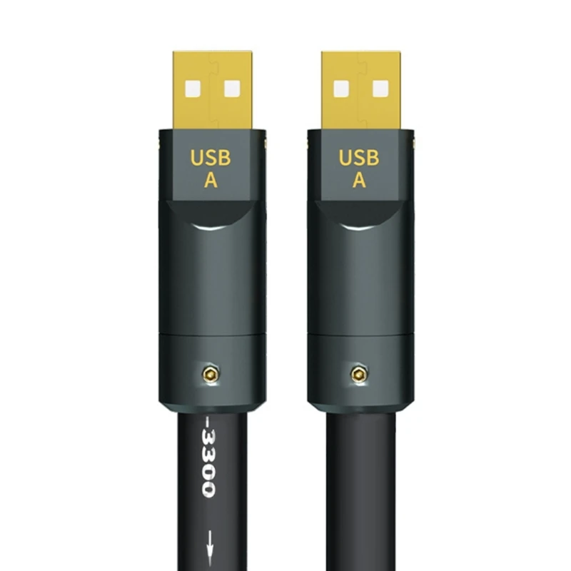 

6N Single Crystal Coppered USB A to A Cable Minimized Loss Distortions