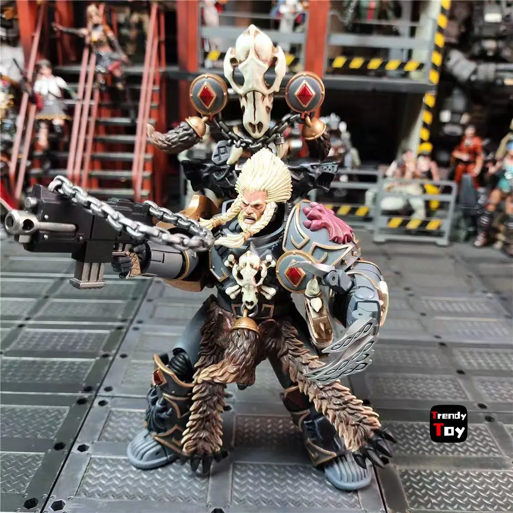 

【JOYTOY】Warhammer 40K Space Wolves Geigor Fell-Hand 1/18 Фигурка Коллекции игрушек