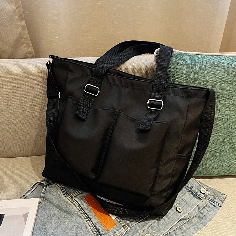 

Водонепроницаемая нейлоновая женская сумка-тоут, большая вместительная сумка-шопер, сумка через плечо, модные сумки через плечо для женщин, ручные сумки Bolsa