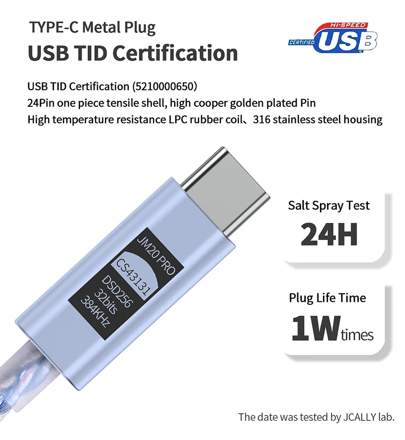 JM20 PRO CS43131 Type C to 3.5mm HiFi DAC USB C Earphone AMP Audio Adapter for Android iPhone 15 16 Support 8 Class EQ Adjustmen - Image 5