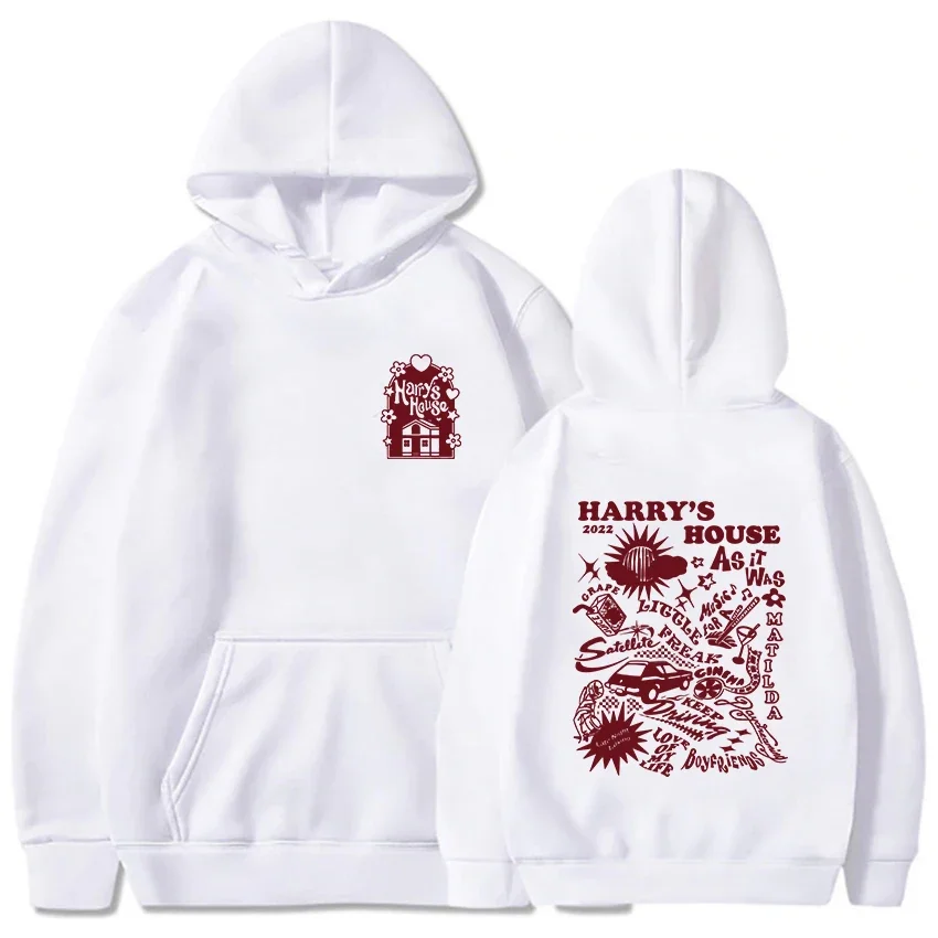 Harrys House Love on Tour Hoody Men/women Aesthetic Graphic Sweatshirt Autumn Fleece Casual Hoodie Printed Vintage Comic Clothes