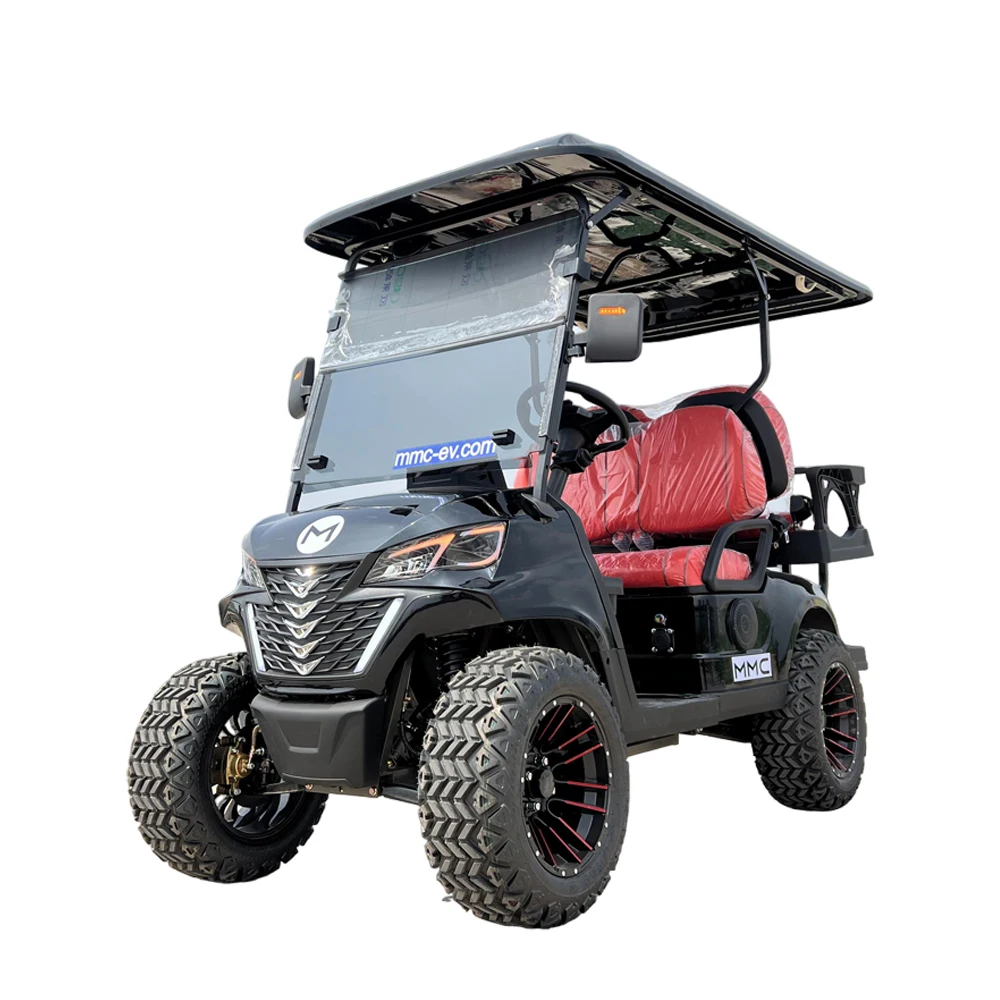 

2024 New Lithium Battery Electric Golf Cart 4 Seats 48/72V 5000W AC Motor Solar Electric Four Wheel Golf Cart with Folding Seats