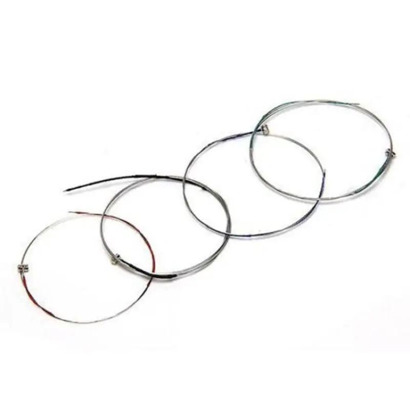 Stainless Steel Mercerized String, Steel Alloy Wire Winding String, 4 Pieces in 1 Set, 0.26mm, 0.36mm, 0.5mm, 0.73mm