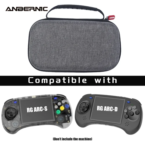 ANBERNIC Estuche de transporte rígido de EVA compatible con RG ARC-S/RG ARC-D Estuche para consola de juegos portátil retro (solo bolsa)