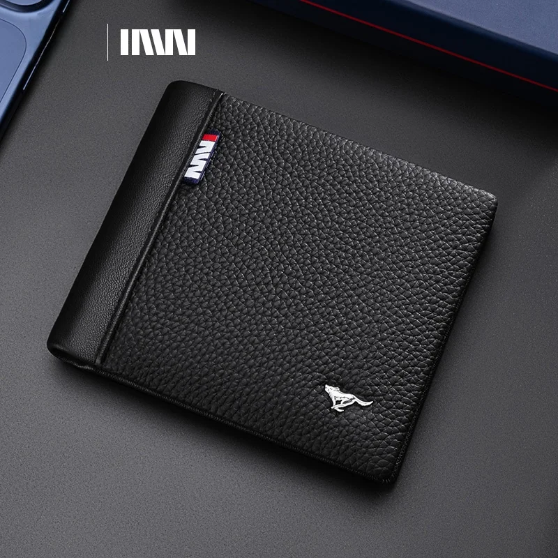 septwolves-genuine-leather-wallet-men's-short-style-business-simple-engraving-calfskin-trendy-youth-student-money-clip