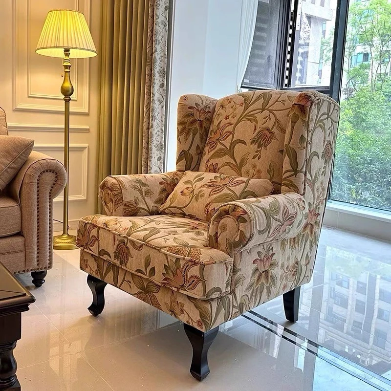 American fabric tiger cigar godfather chair sofa