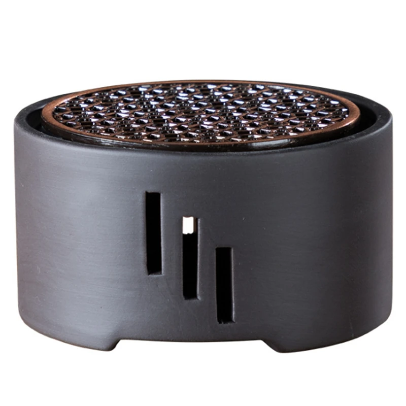 1PC Ceramic Candle Stand Tea Heater Tea Stove Milk Warmer Candle Holder With Mat Without Candle For Home Cafe