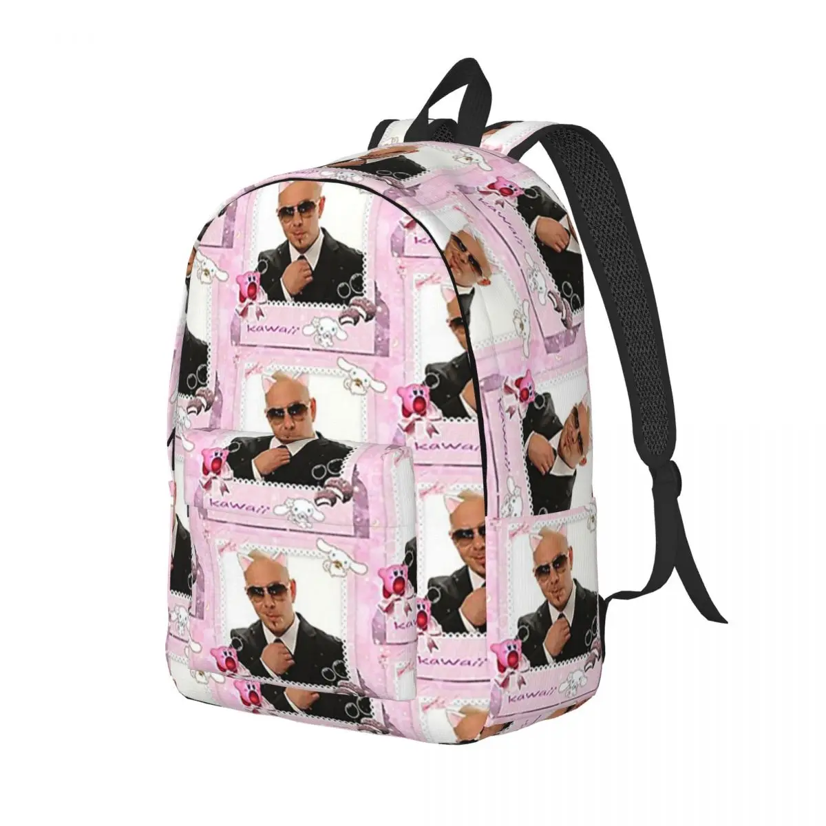 Mr. Worldwide Mochila Infantil, Mochila Escolar Estudantil, Mochila Superstar Pré-Escolar, Bolsa Primária de Esportes para Meninos e Meninas, Kawaii