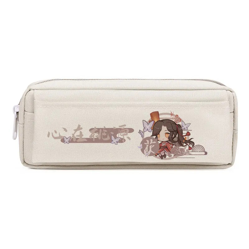 Anime Tian Guan Ci Fu Xielian Huacheng Large-capacity 3-layer Printing Simple Multi-functional Storage Pen Bag Stationery Gift