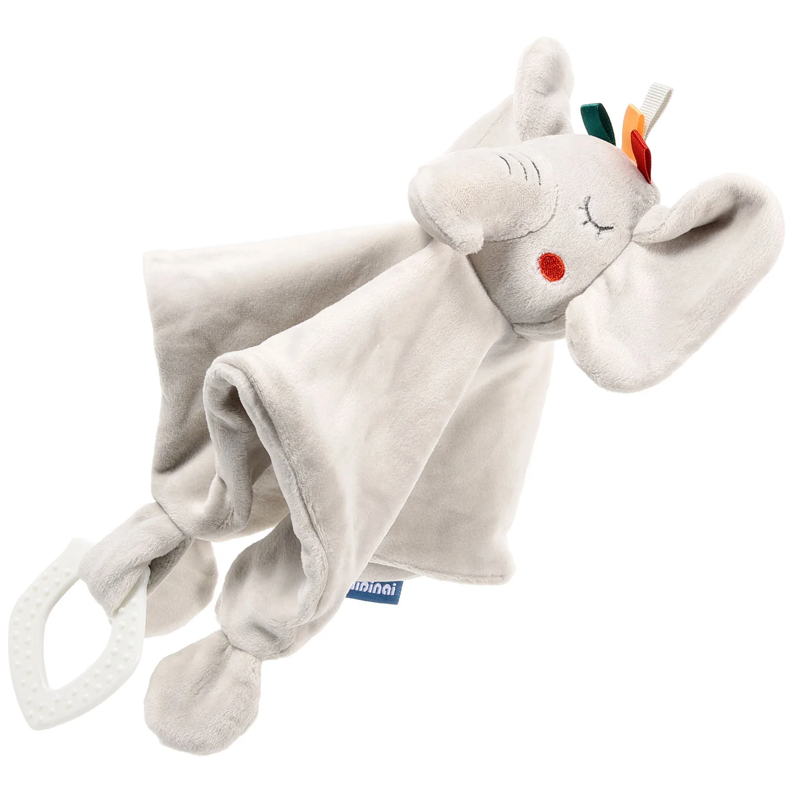 

Baby Bib Infant Snuggle Security Blanket Comforters Newborn Elephant Soother Sensory Beanie Toy Child Toddler
