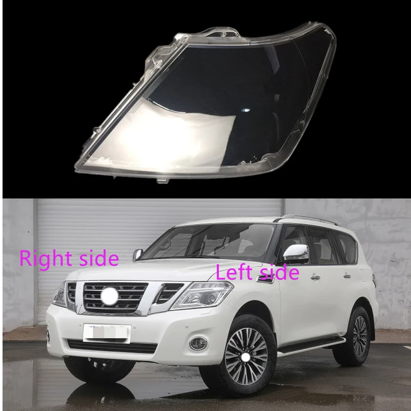 

For Nissan Patrol 2012 2013 - 2018 Car Headlight Shell Headlight cover Headlamp Lens Headlight Glass Auto Shell Cover