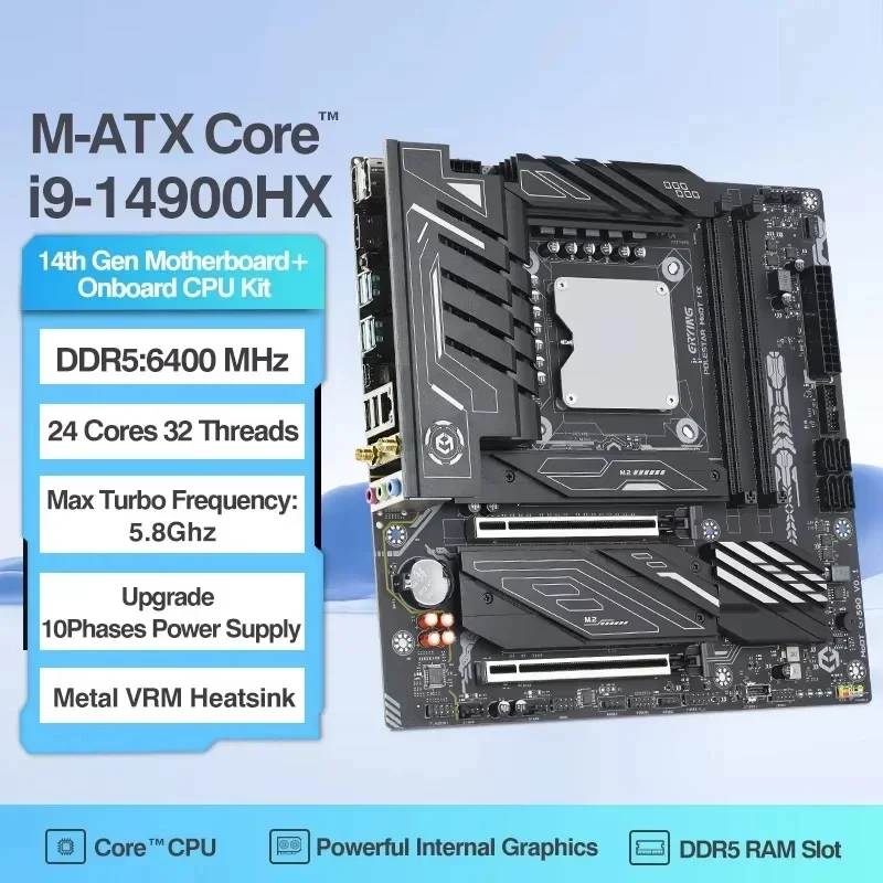 ERYING DIY PC ゲーミングマザーボード CPU コンボ コア インター