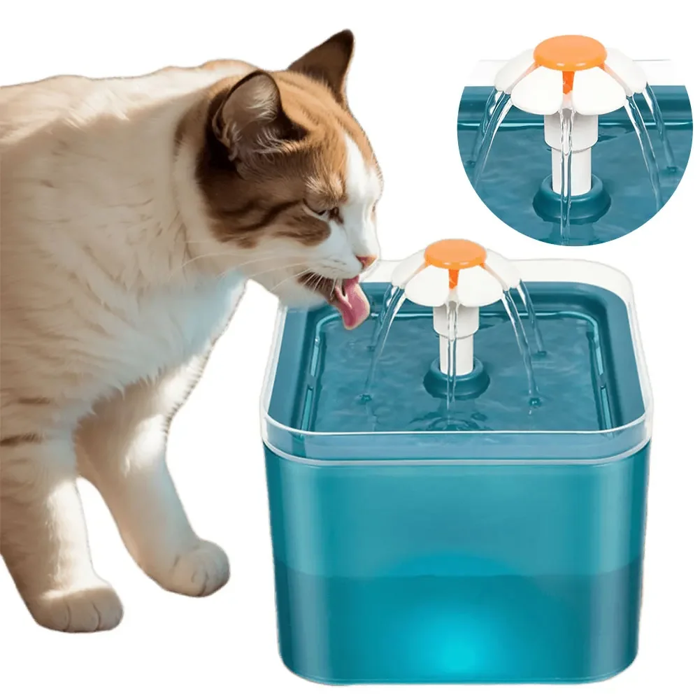 2L Wireless Cat Water Fountain Auto Sensor Drinking Fountain For Cats Drinker Recirculate Filtrin Pet Water Dispenser Accessorie