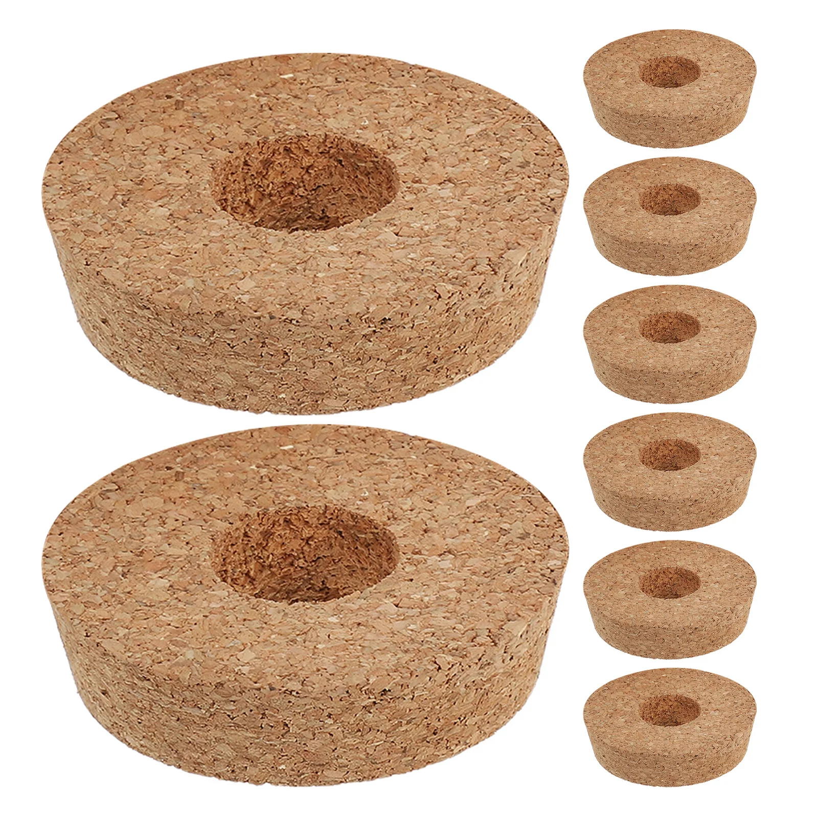 

8Pcs Hydroponics Cork Lids Hole Wood Stopper Glass Jar Caps Plant Propagation Terrarium Flower Vase Wood Hydroponic Vase