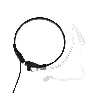 Air Tube Ohrhörer Throat Mic PTT Headset für Baofeng Radio UV-5R BF888S Quansheng UV-K5 K6 Kenwood Woxun Puxing Walkie Talkie