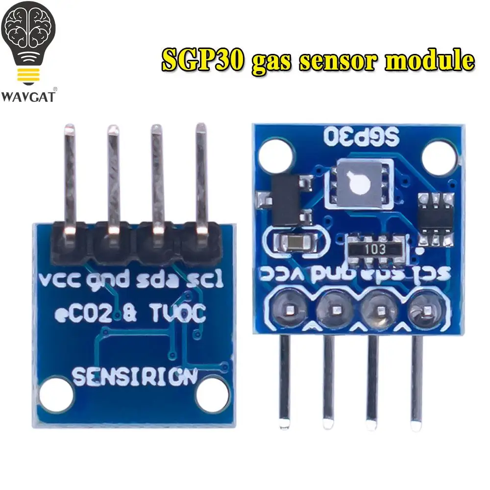 Misurazione dell'aria interna del sensore di gas multi pixel SGP30 TVOC/eCO2 modulo di misurazione dell'anidride carbonica della formaldeide WAVGAT