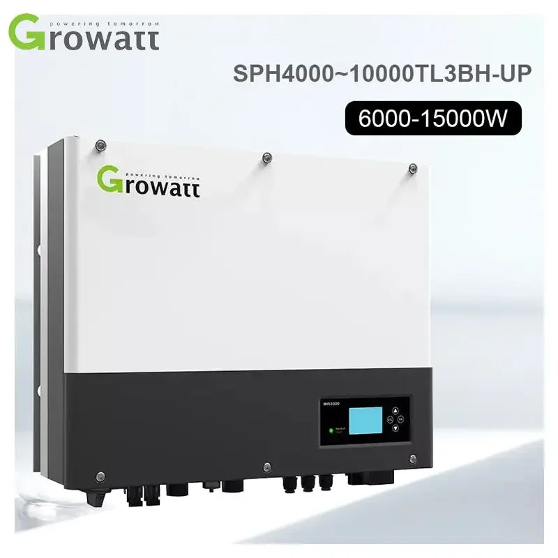 Growatt Sph 5000 10000W Mppt Hybrid Solar Inverter H4 / MC4 Connection IP65