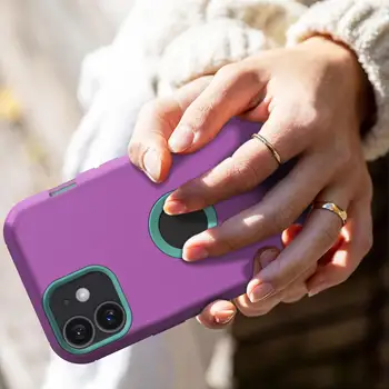 Pro iPhone 12/12 Pro/12 Pro Max nárazuvzdorné pouzdro na telefon, robustní hybridní odolný měkký ochranný kryt s klipem na opasek 10 nejlepší prodej Apple iPhone 12 - №3