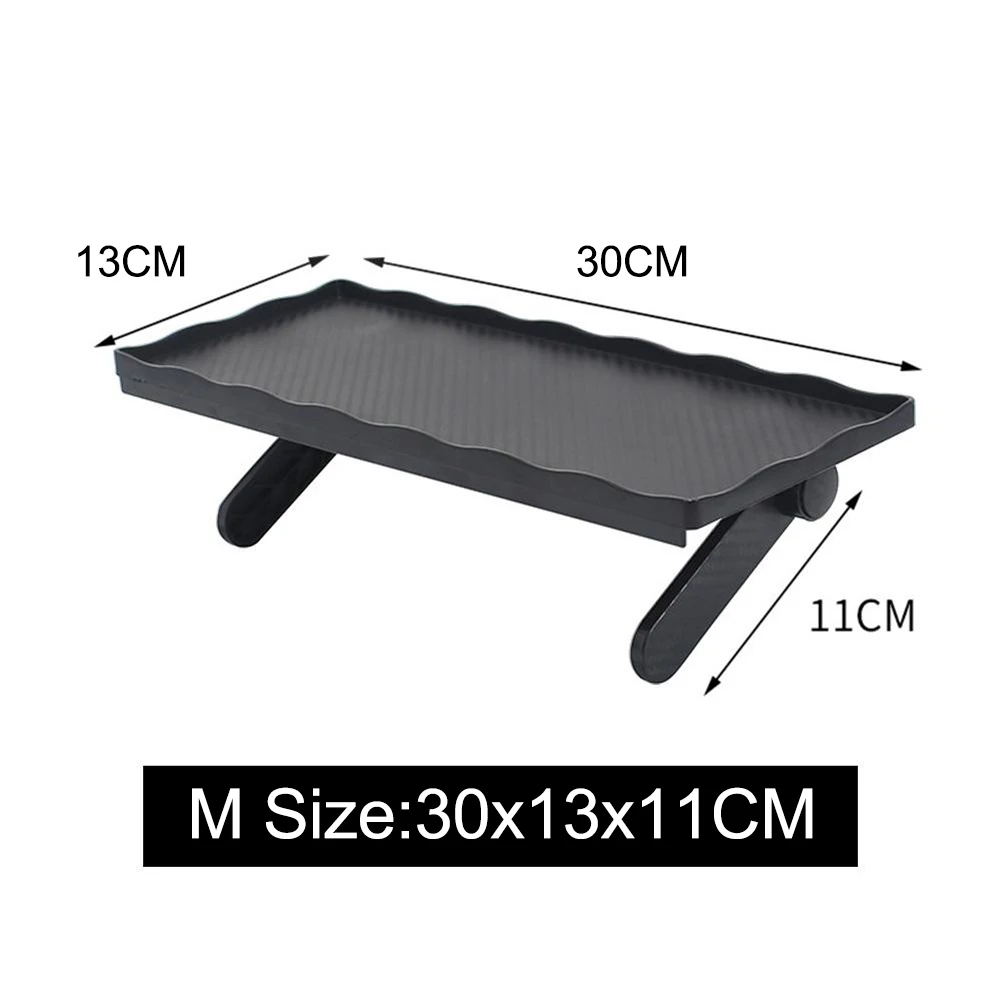 TV Screen Top Storage Shelf Stable Stands 1 Pcs Adjustable Black Bracket Computer Monitor Screen Caddy High Quality