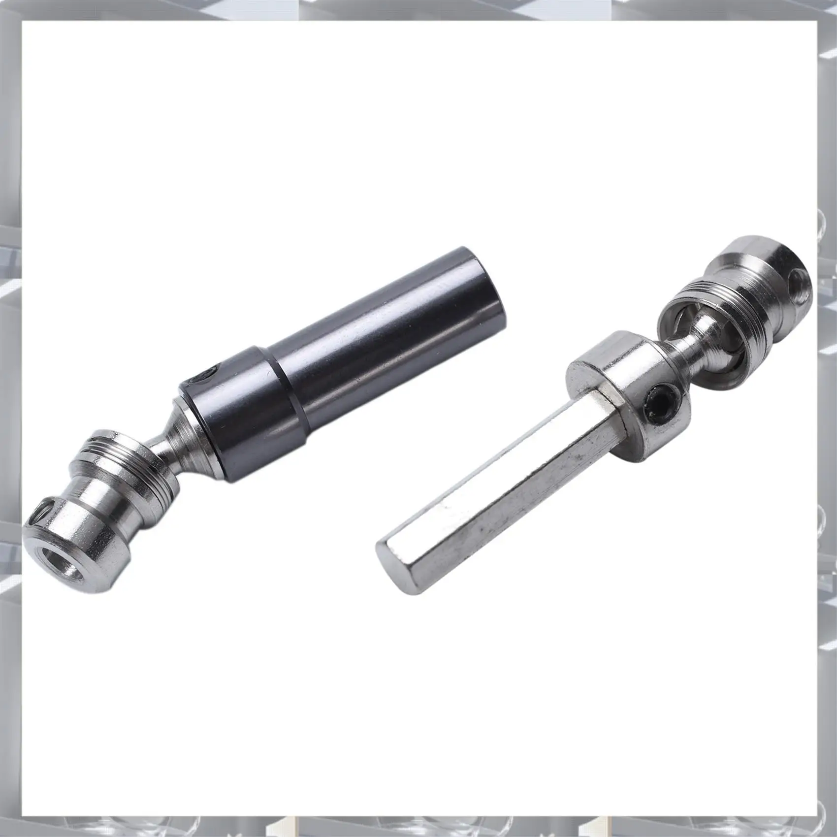 A84F-2Pcs Metal Rear Center Drive Shaft CVD Transmission Shaft For 1:12 Wltoys 12428 12423 RC Car