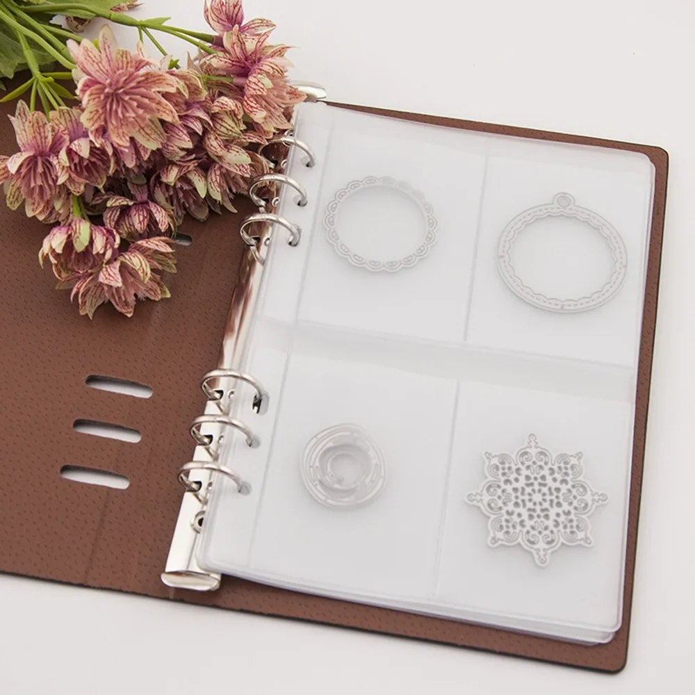 a5 A5 Size Binder Cover 6 Hole Rectangular Notebook Shell PU material Single Shell Loose Leaf Journal Shell Business Meeting