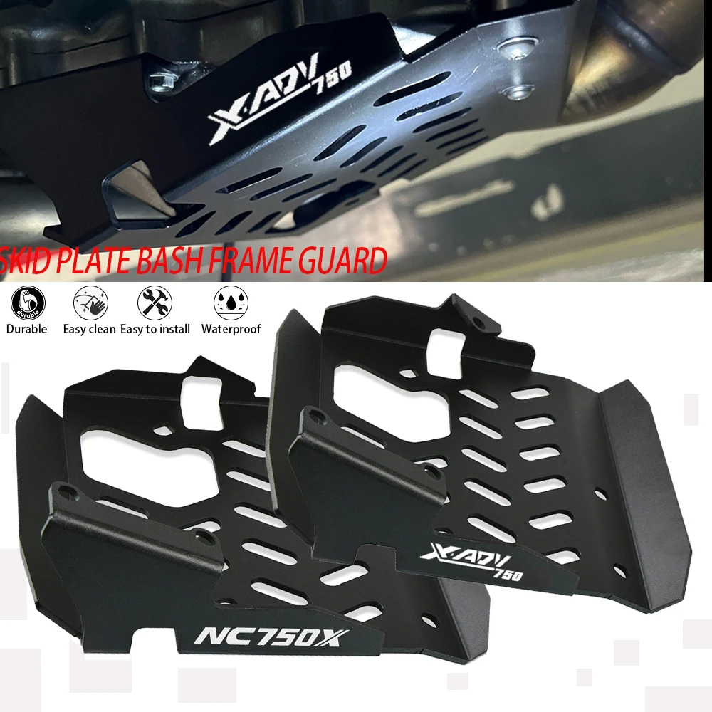 2026 Motorcycle Skid Plate Bash Frame Guard For Honda NX750X XADV750 X ADV 2017 2018 2019 2020 2021 2022 2023 - 2025 XADV NC 750