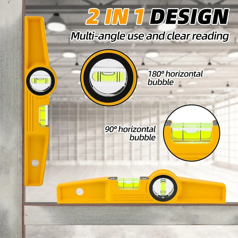 10Inch Diecast Magnetic Level, Magnetic Professional Scaffolding Spirit Level