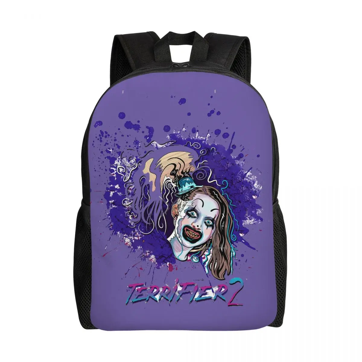 

Custom T-Terrifiers Horror Movie Backpack for Men Women Waterproof College School Bag Print Bookbags