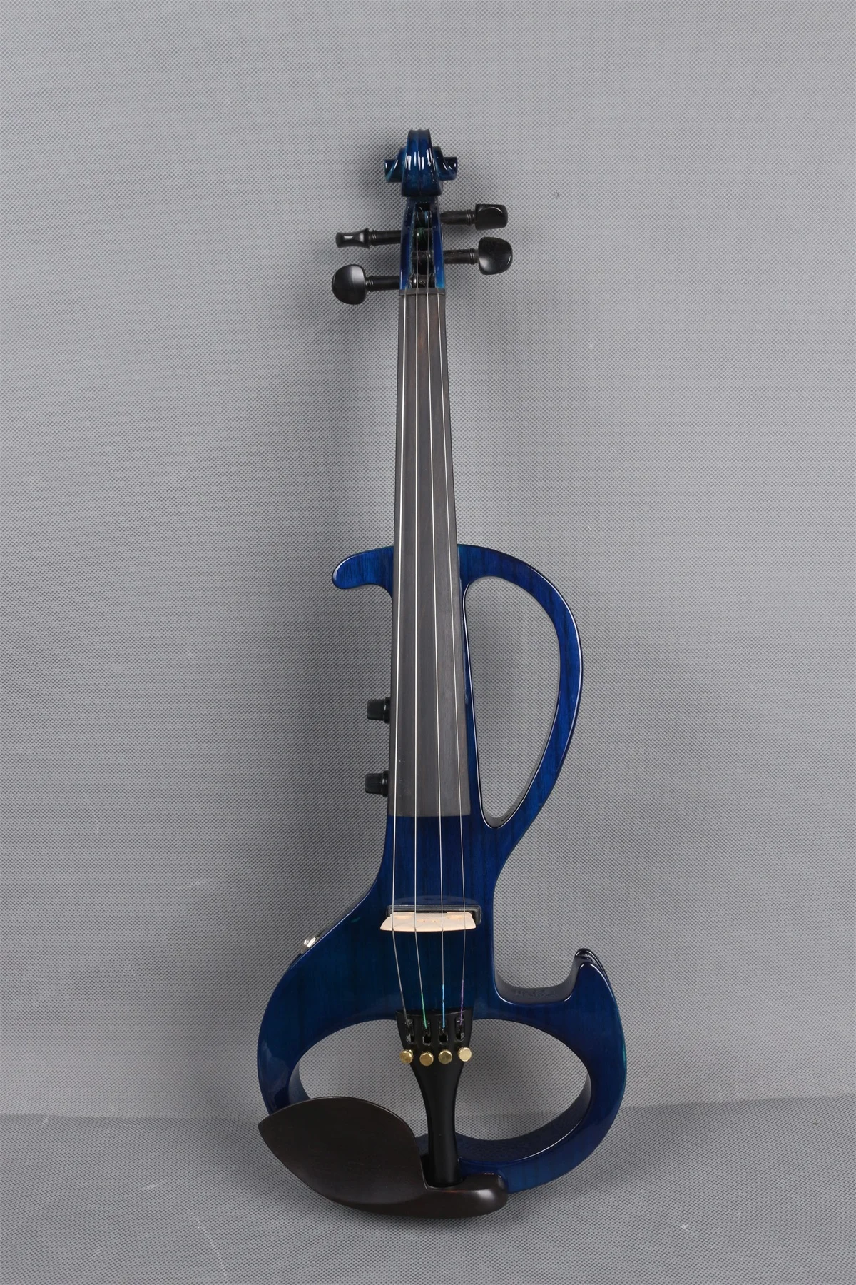 blue. black Yinfente Electric Silent Violin 4/4 Hand-made 1/4inch jack Sweet Sound Free Case Bow #EV8