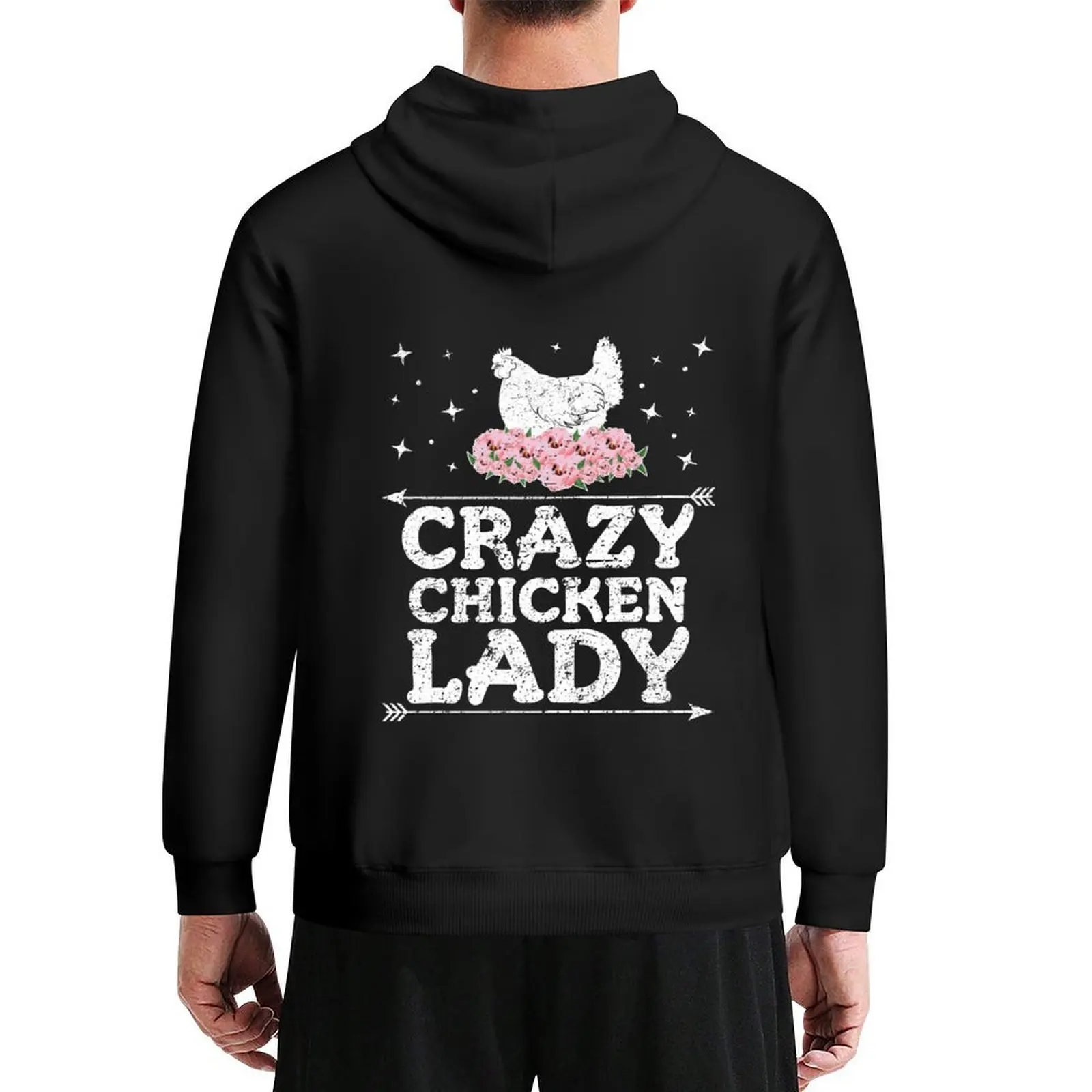 

Crazy Chicken Lady Shirt Hoodie korean clothes mens designer clothes fashion men men's coat men's hoodies