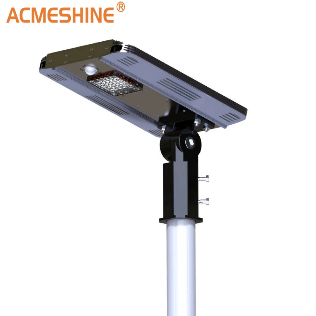 ACMESHIN 2000LM Aluminum Alloy Solar Garden Light Waterproof LED Landscape Lighting Villa Garden Street Lamp Outdoor Lighting