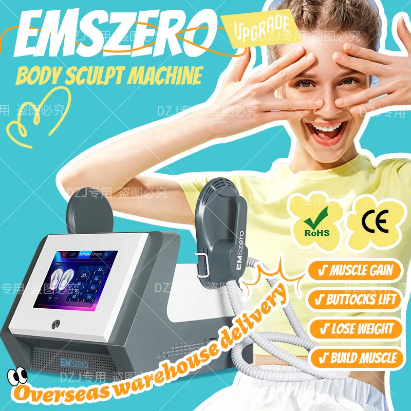 EMSZERO WeightLose 15 Tesla Electromagnetic Sculpting Slimming Fat Reduction Burning Body Slim Body Sculpting Machine