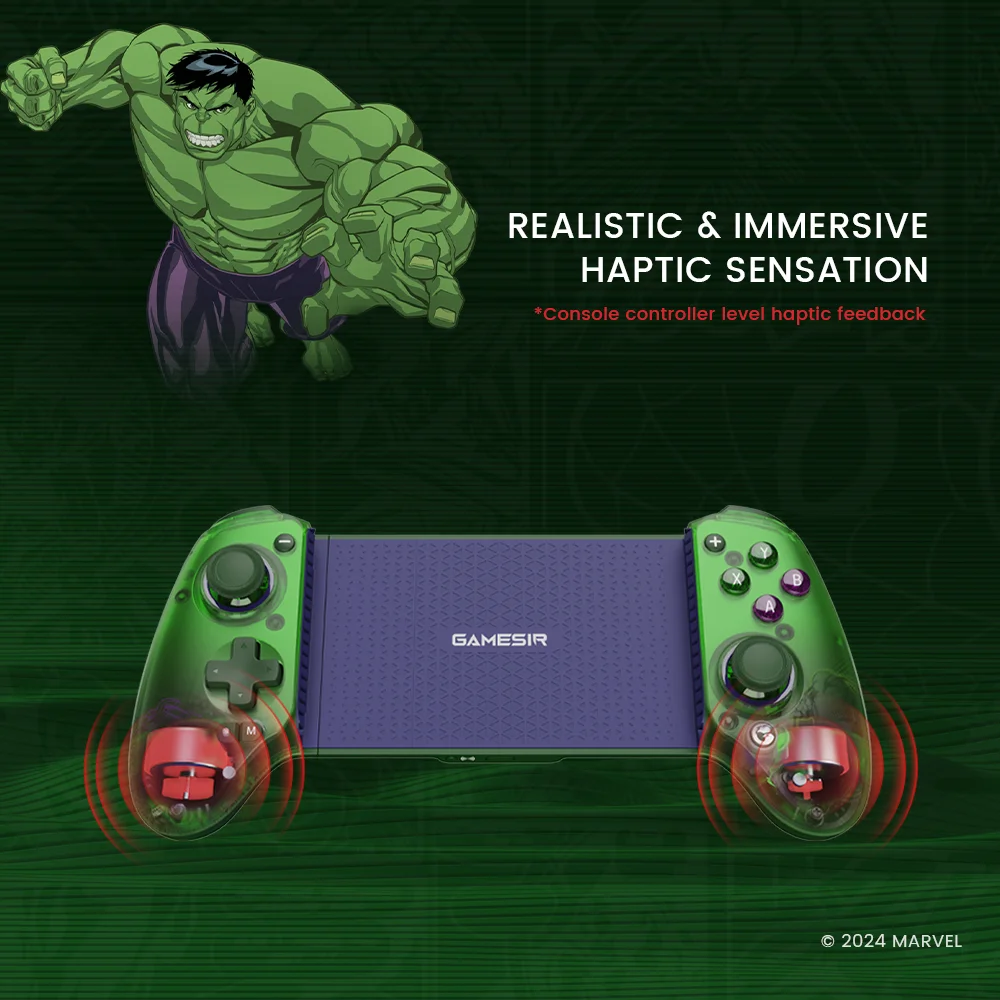 Origina GameSir G8 Plus Hulk Edition Thanos Edition for Switch 2/1 Steam PC iOS Android Tablet Mobile Gamepad