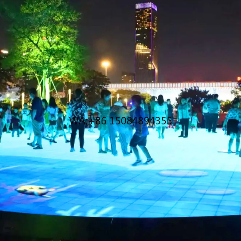

P4.81 P3.91 LED Display Screen Mall Exhibition Hall Stage Interactive Dance Floor Led Screen Interactive Led Sports Floor Price