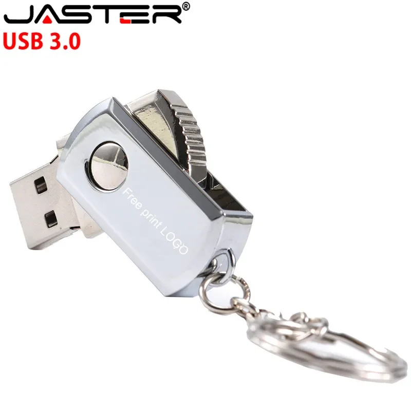 JASTER USB 3.0 Metalowy breloczek do kluczy флешка 3.0 64GB 32GB 16GB Pendrive prawdziwa pojemność Pen drive usb stick