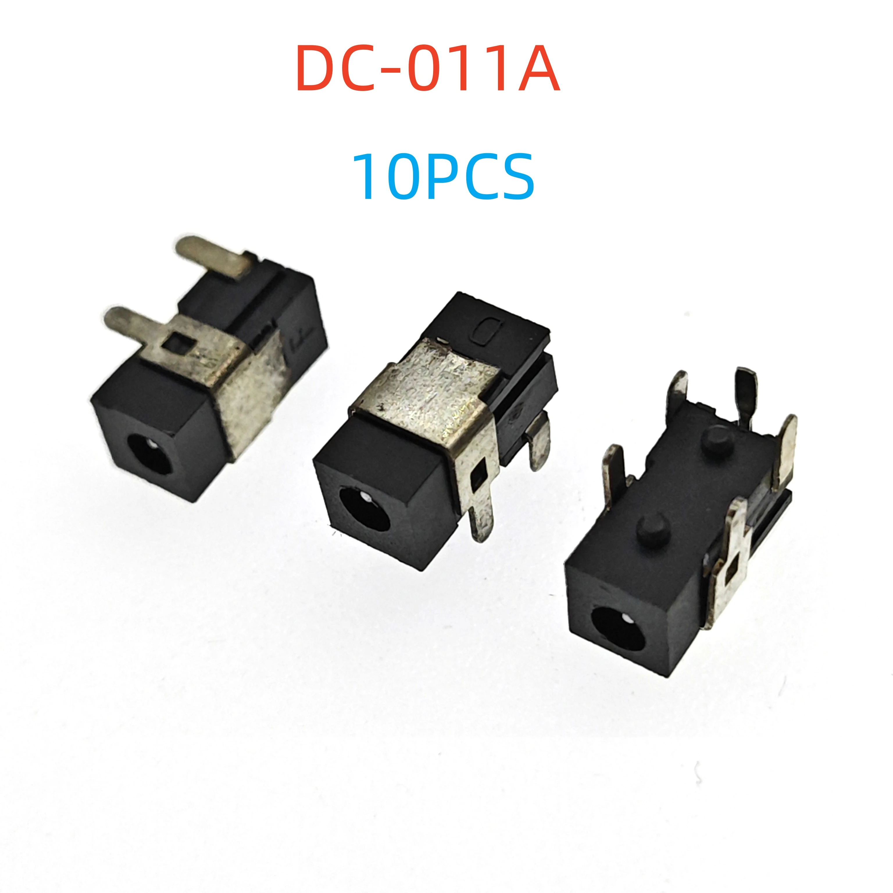 10PCS High Quality DC Power Socket Jack DC-011 PIN=0.7 Needle Size Adaptation 2.5mm*0.7mm Power Female Plug 2.5X0.7MM